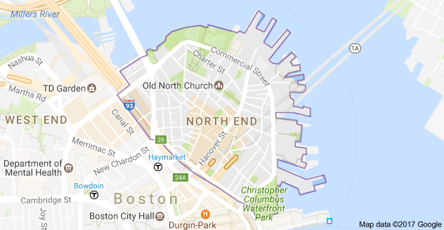 North End Map